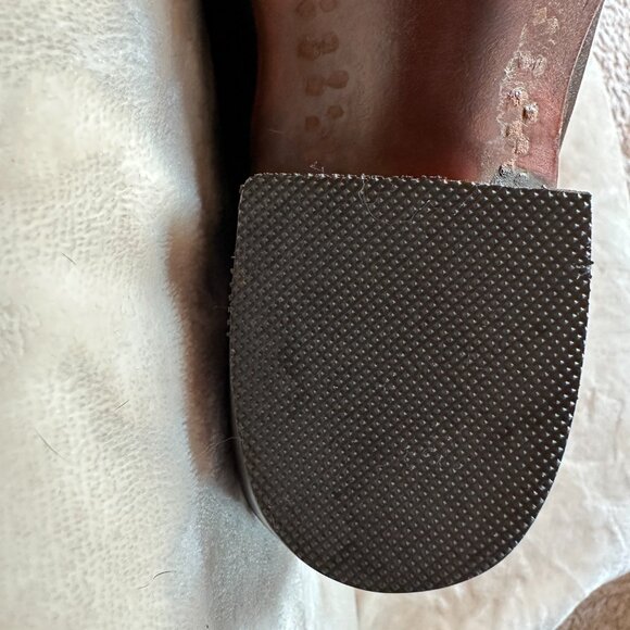 RARE VTG Lucchese Classics Buffalo Teak Buff Triad Cowboy Boots Womens 8 B - Picture 7 of 13